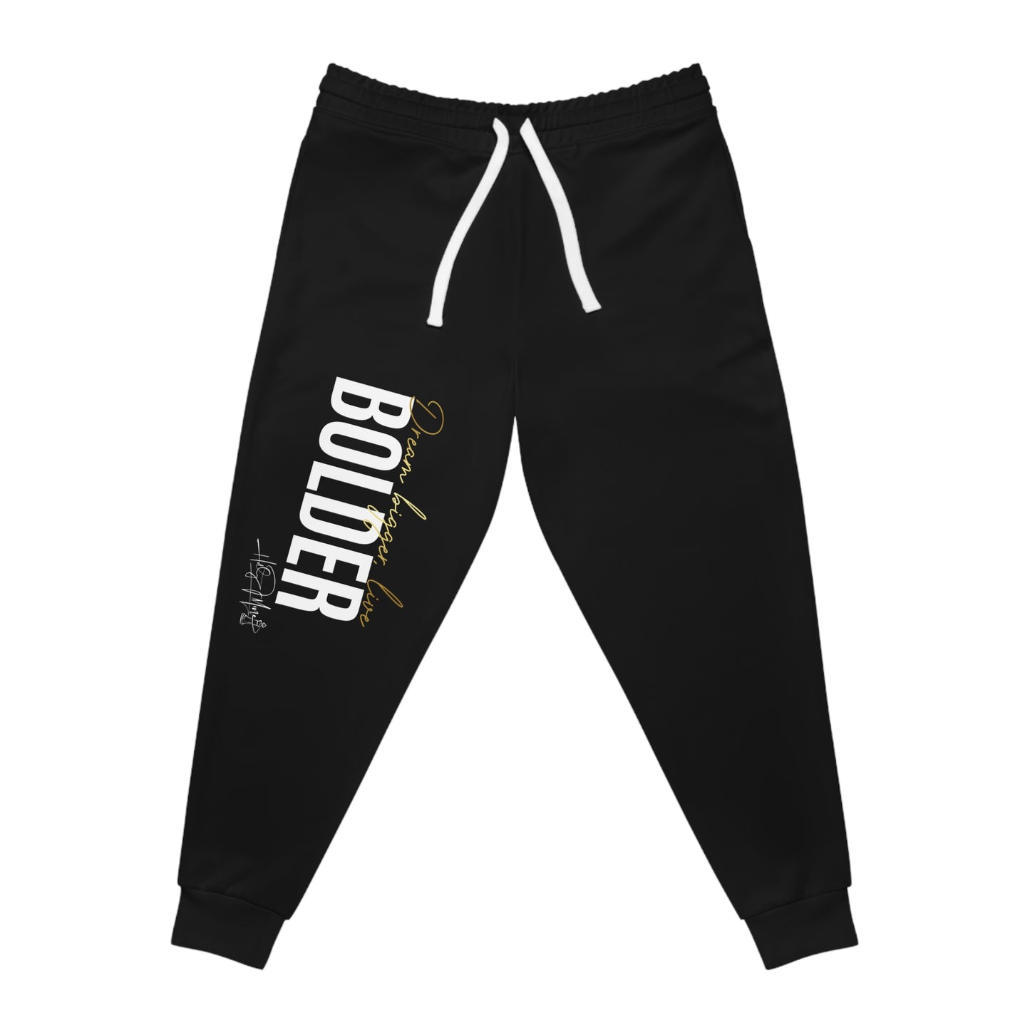 Athletic Joggers - Live Bolder Black