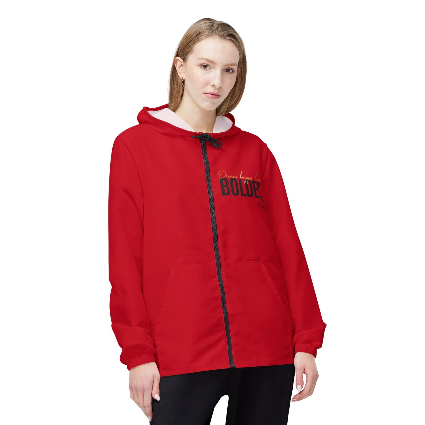 Windbreaker Jacket - Live Bolder - Red