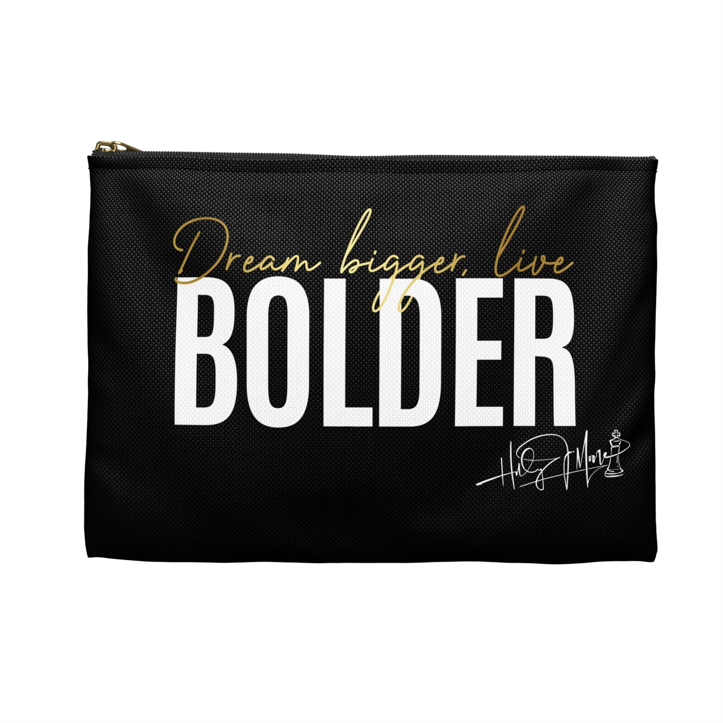 Accessory Pouch - Live Bolder Black