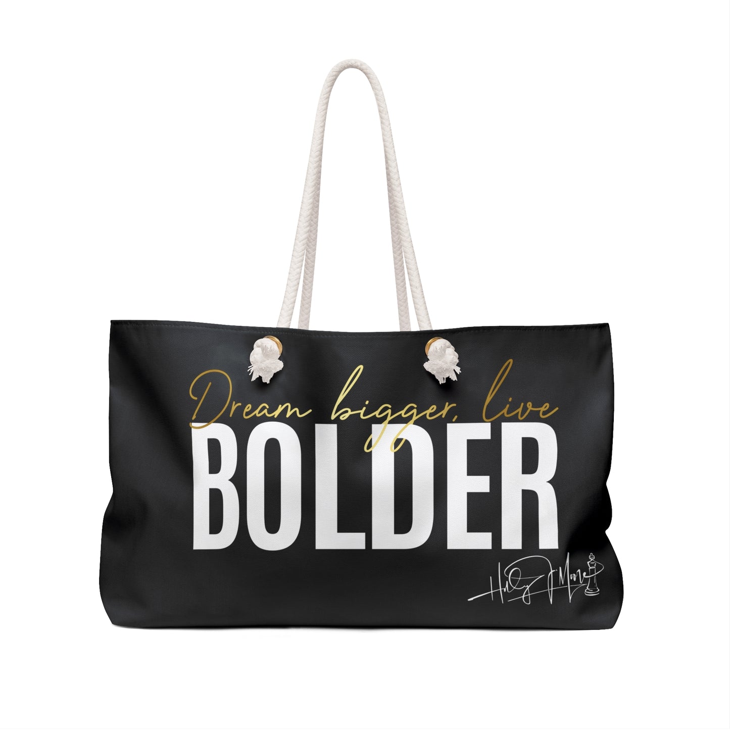 Weekender Bag - Live Bolder Black