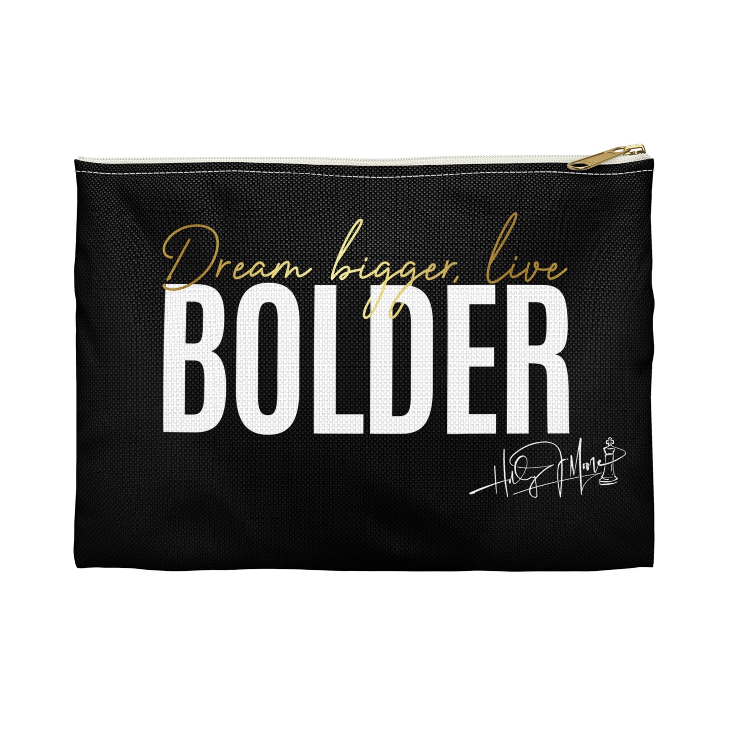 Accessory Pouch - Live Bolder Black