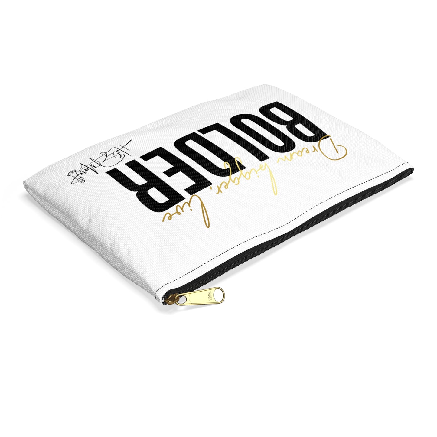 Accessory Pouch - Live Bolder White