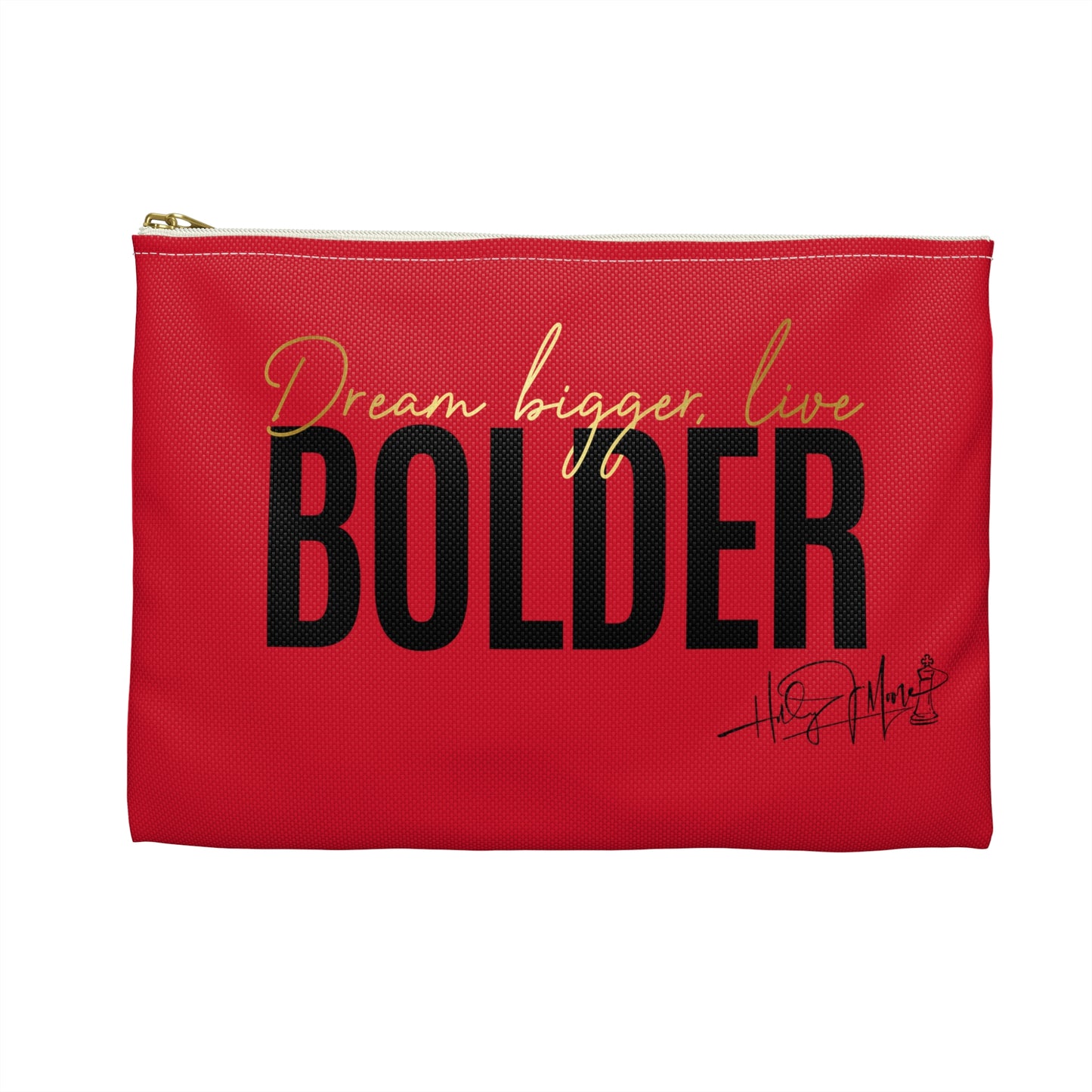 Accessory Pouch - Live Bolder Red