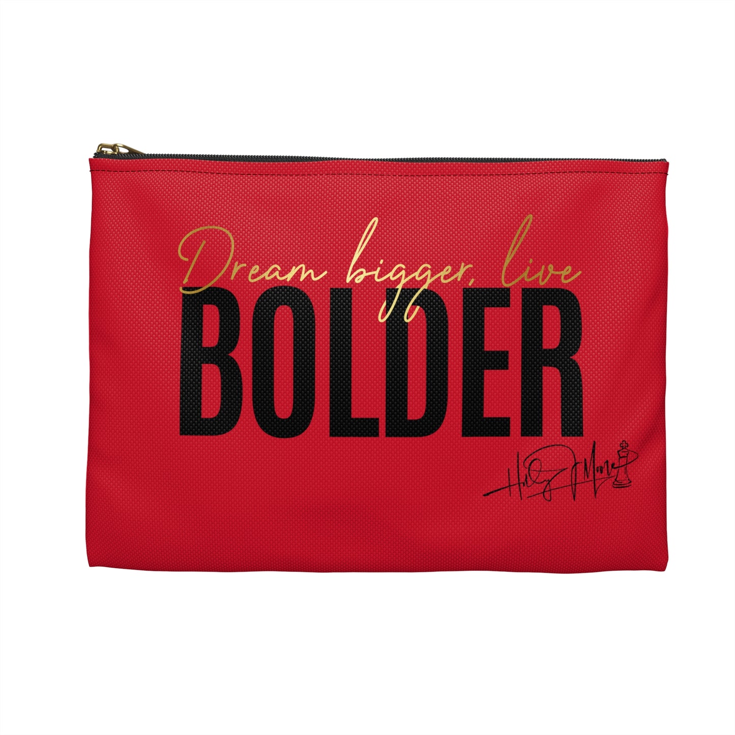 Accessory Pouch - Live Bolder Red