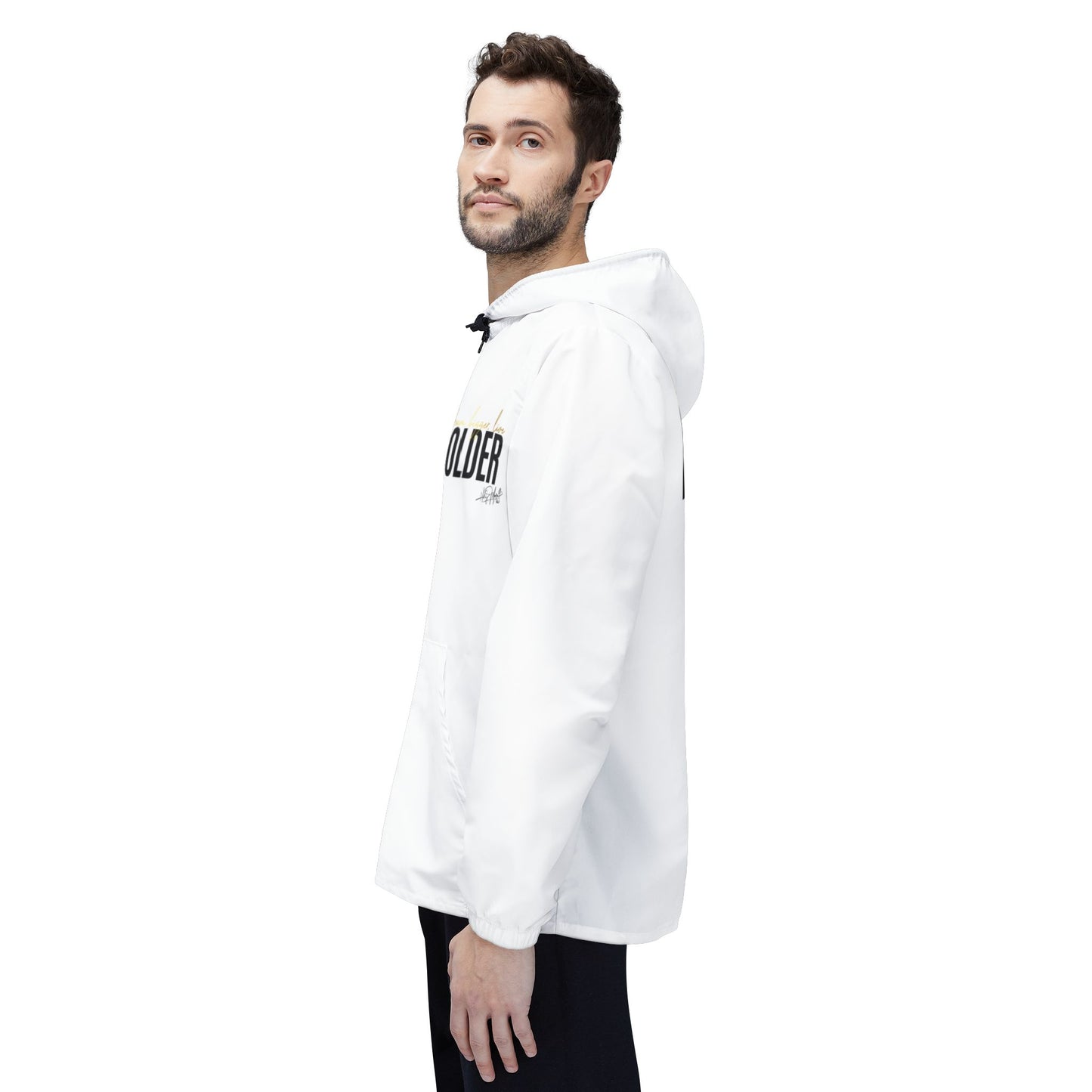 Windbreaker Jacket - Live Bolder - White
