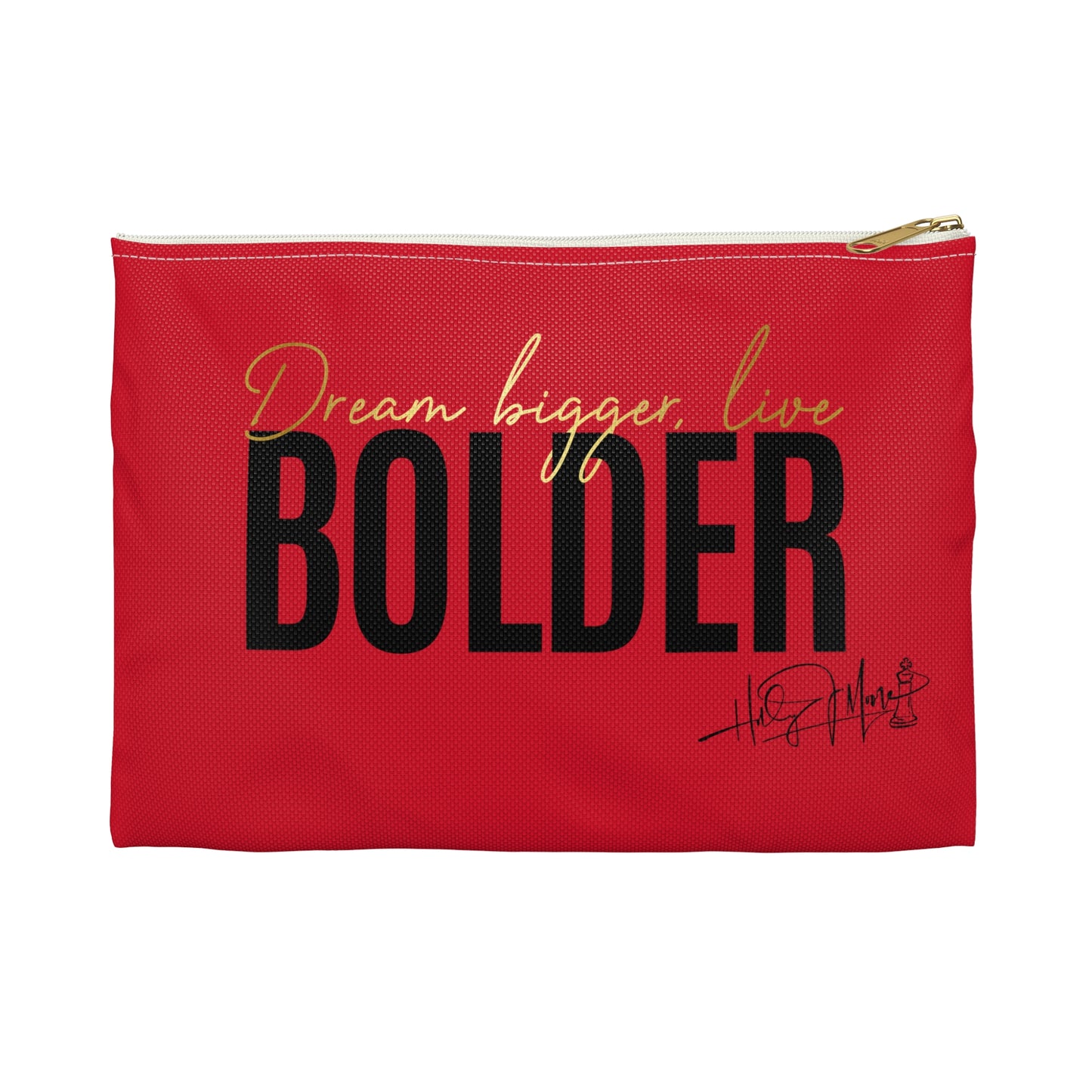 Accessory Pouch - Live Bolder Red