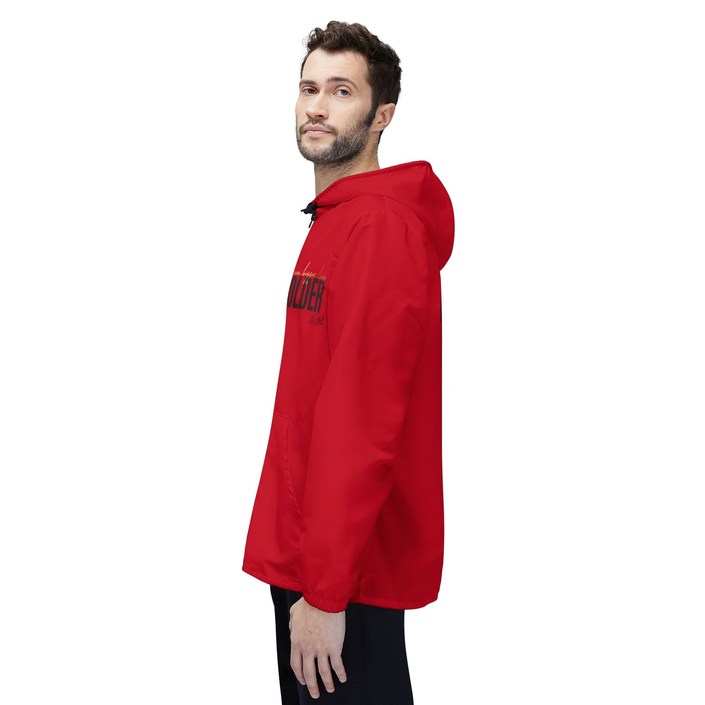 Windbreaker Jacket - Live Bolder - Red