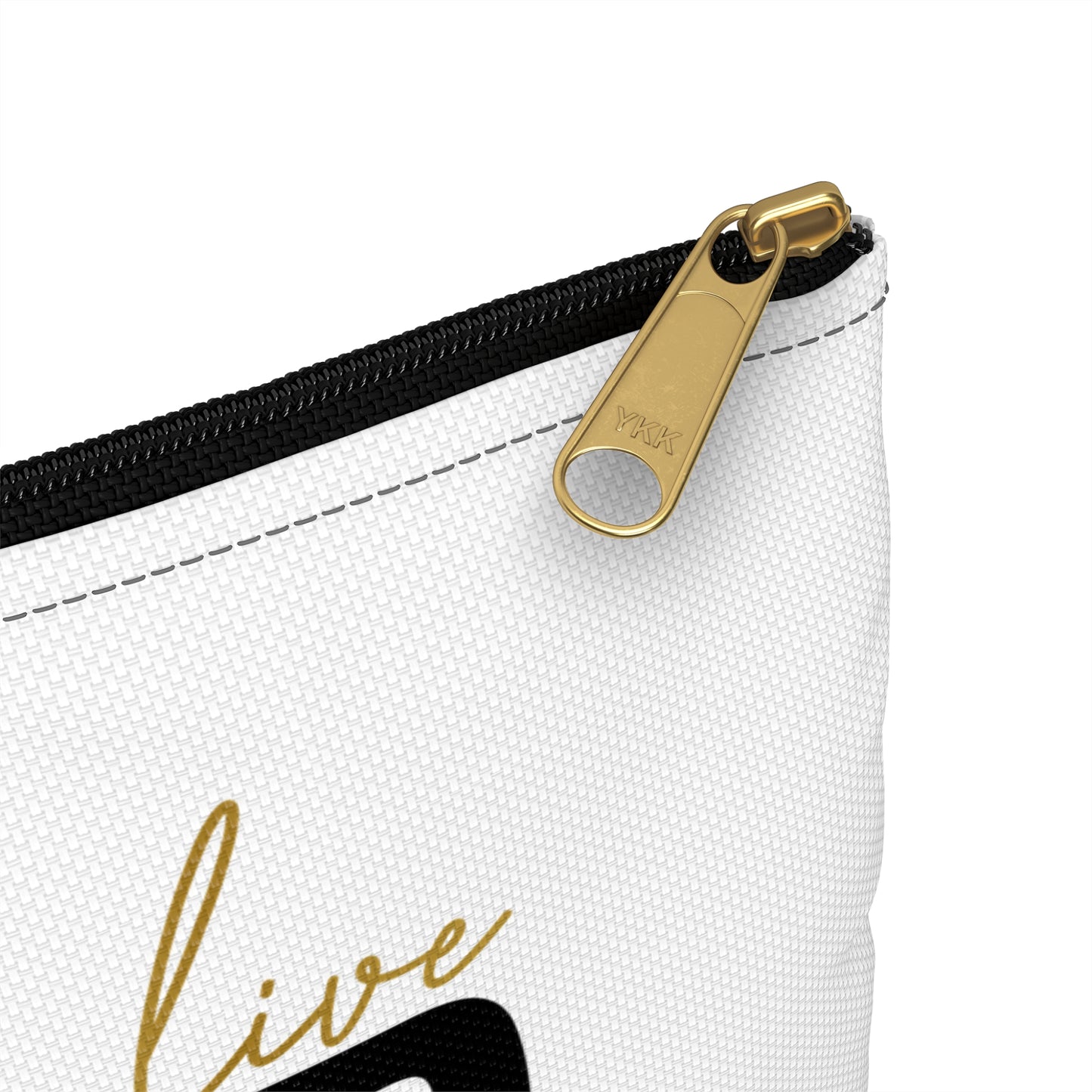 Accessory Pouch - Live Bolder White