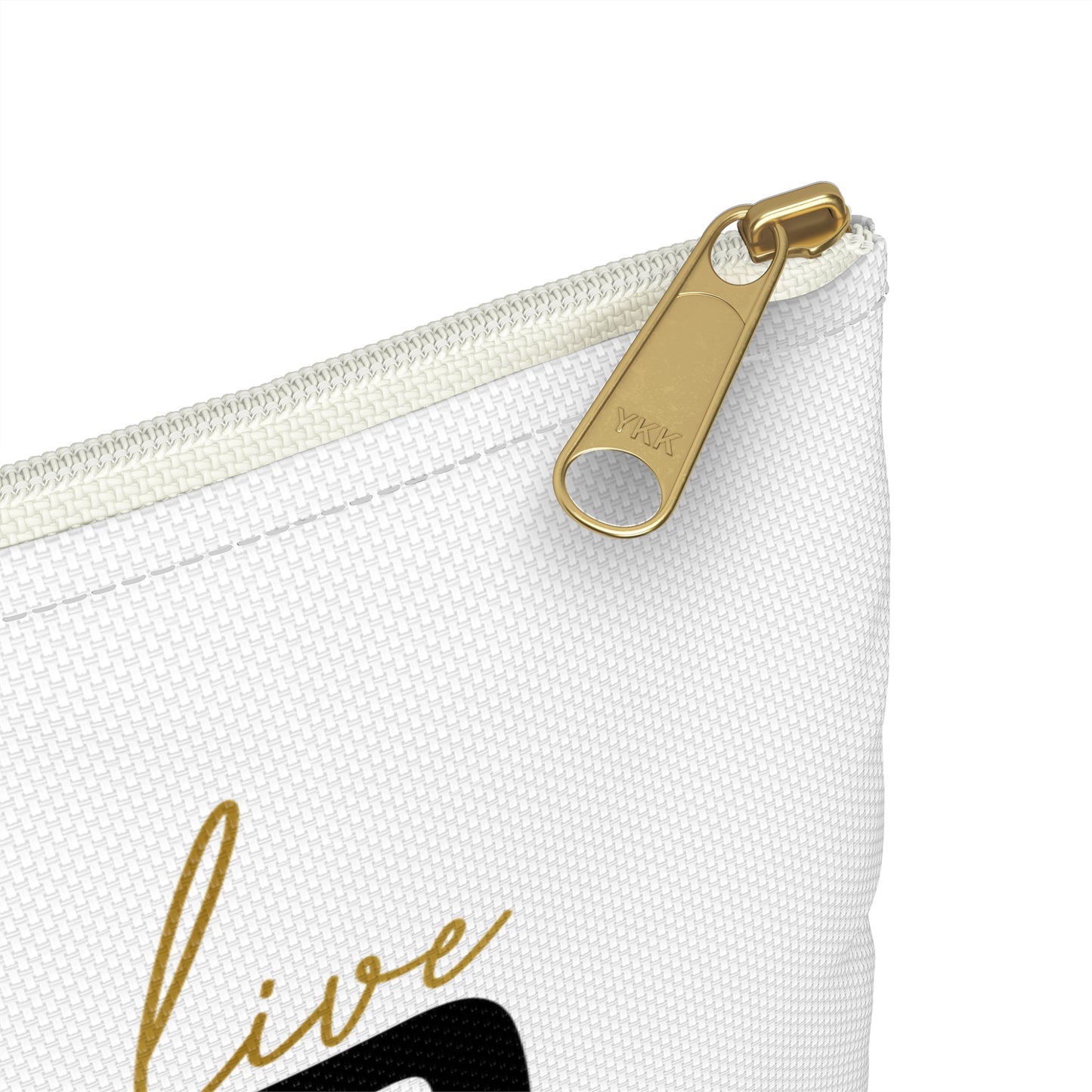 Accessory Pouch - Live Bolder White