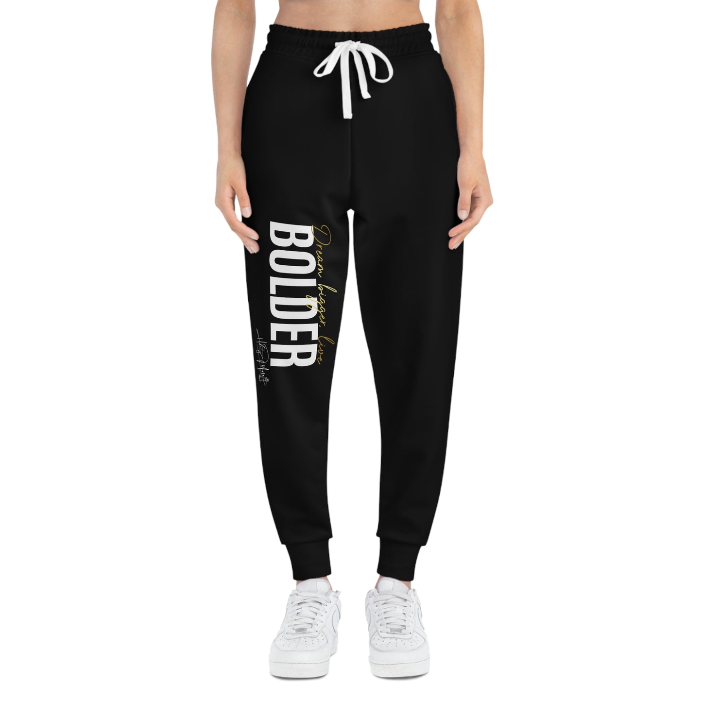 Athletic Joggers - Live Bolder Black