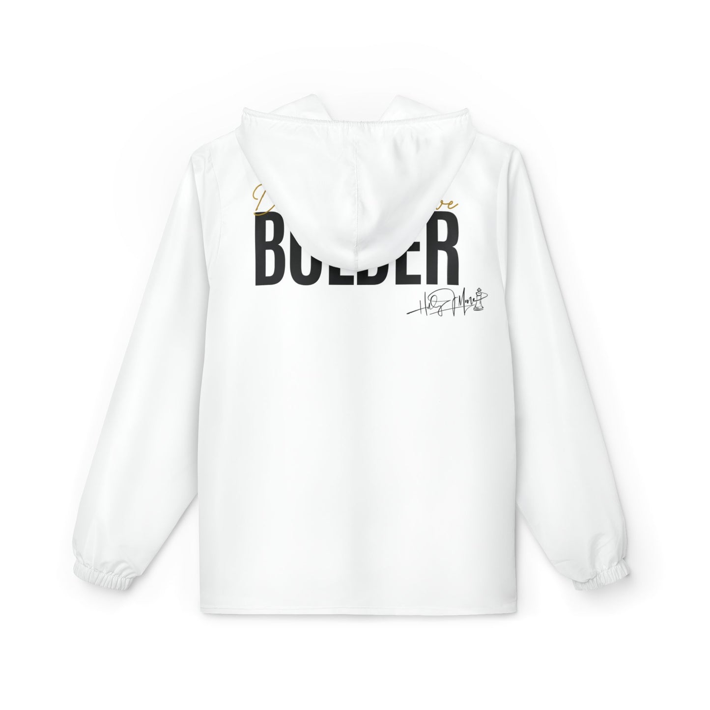 Windbreaker Jacket - Live Bolder - White