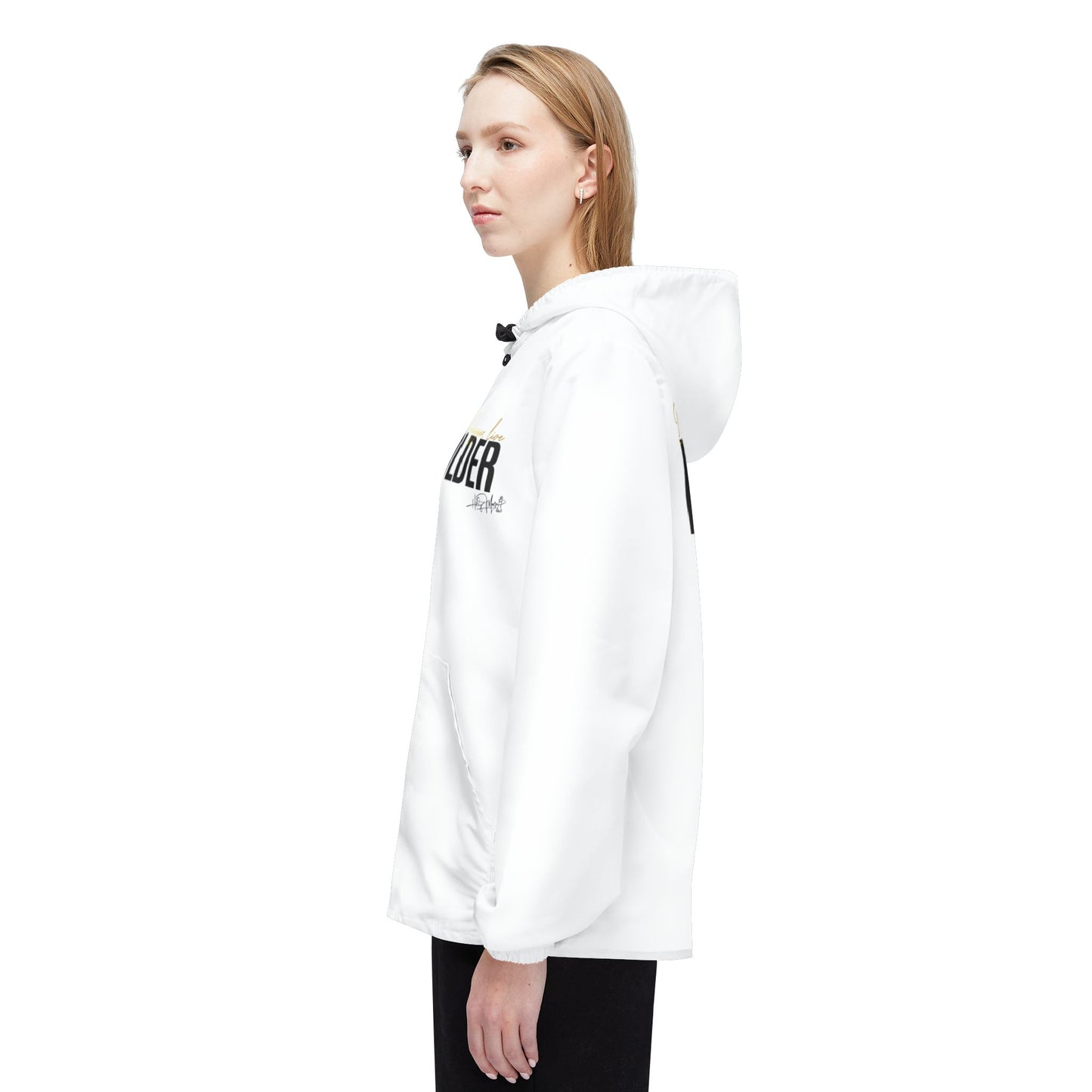 Windbreaker Jacket - Live Bolder - White