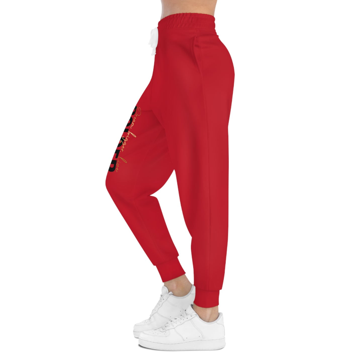 Athletic Joggers - Live Bolder Red