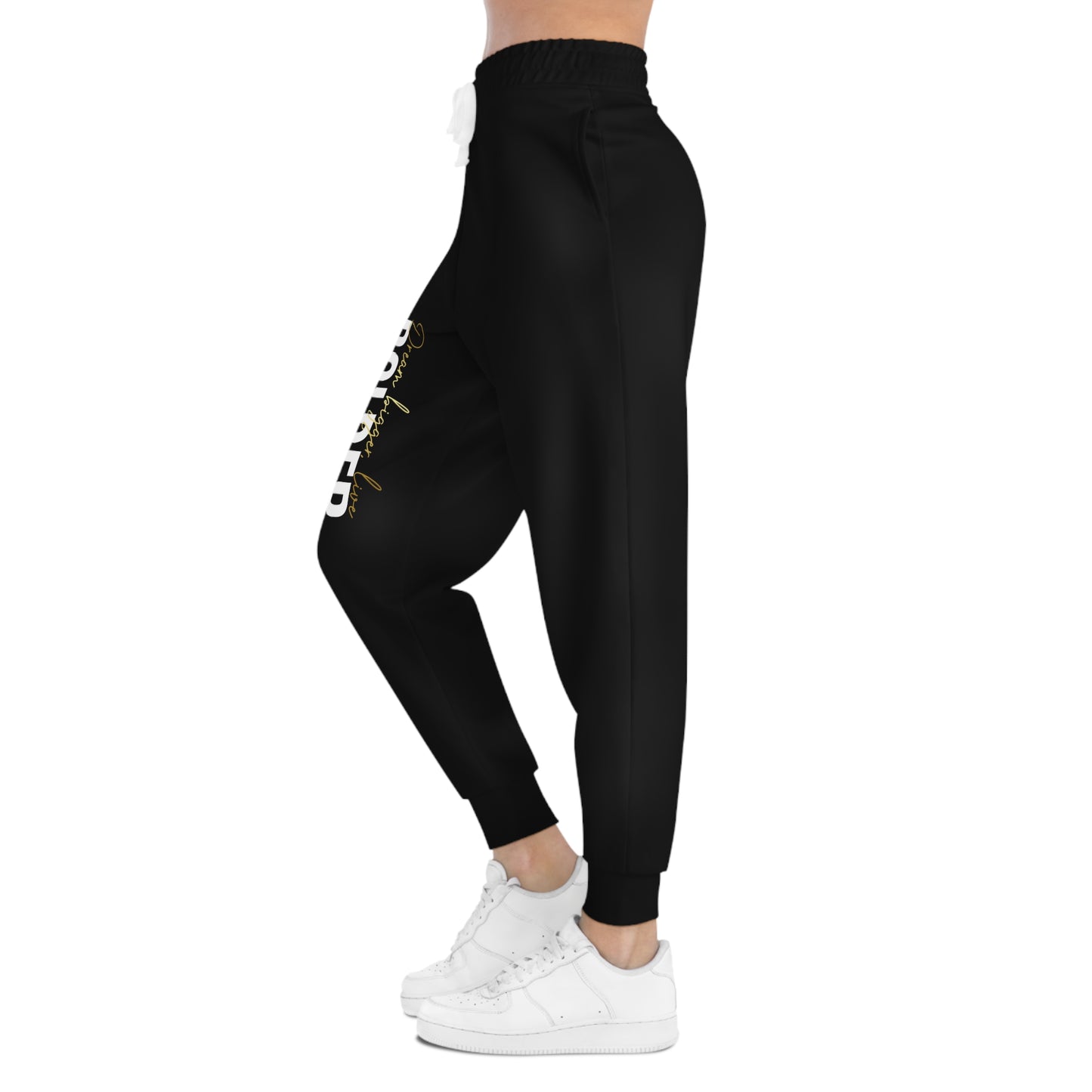 Athletic Joggers - Live Bolder Black