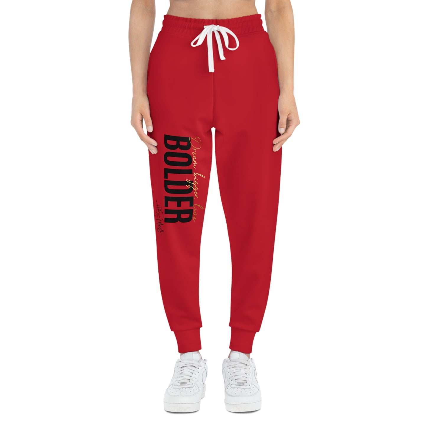 Athletic Joggers - Live Bolder Red