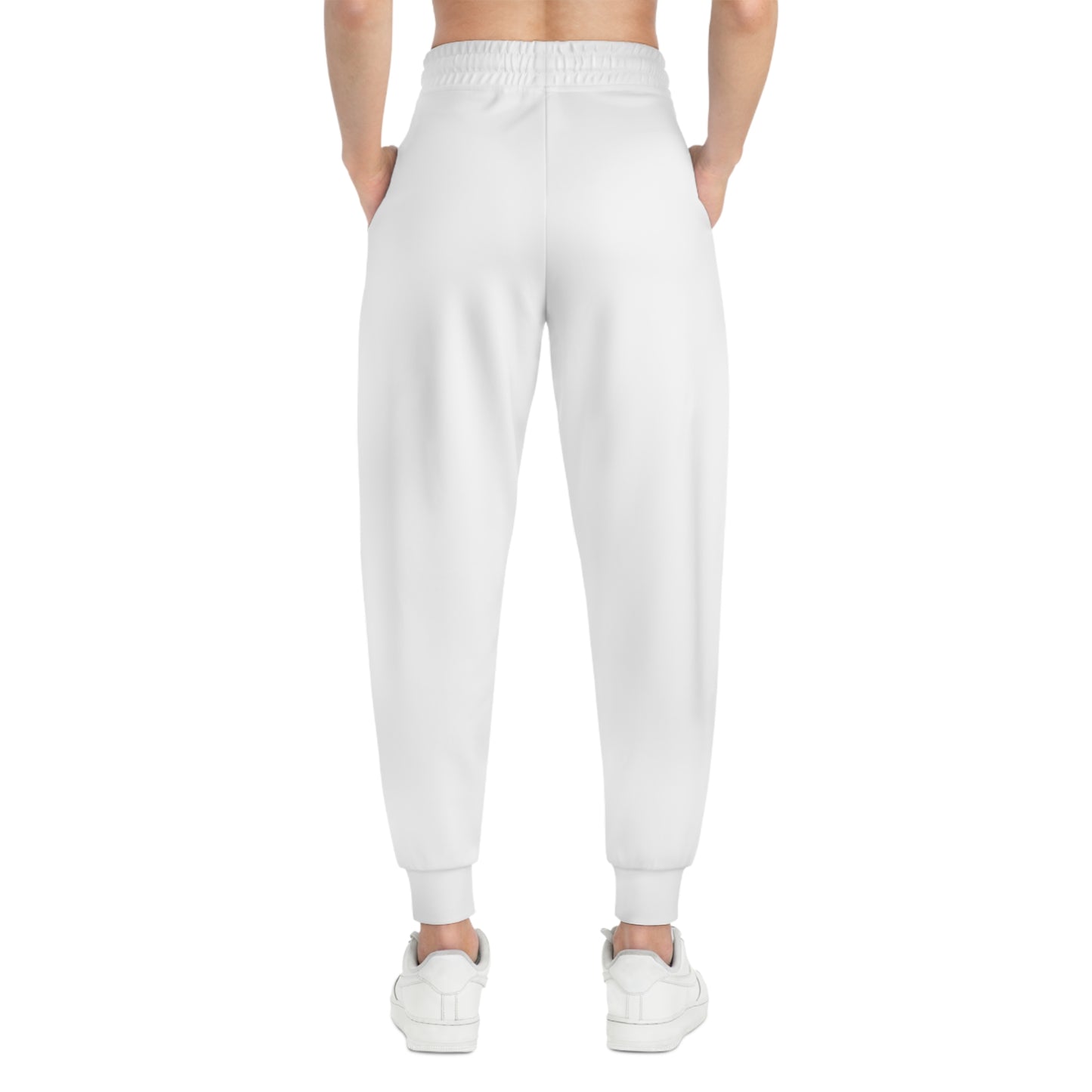 Athletic Joggers - Live Bolder White