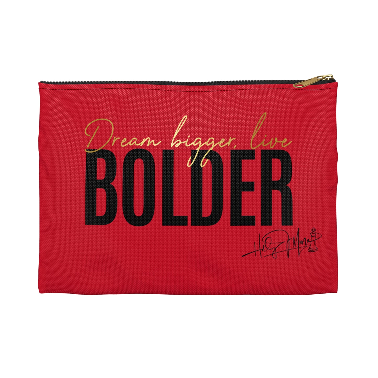 Accessory Pouch - Live Bolder Red