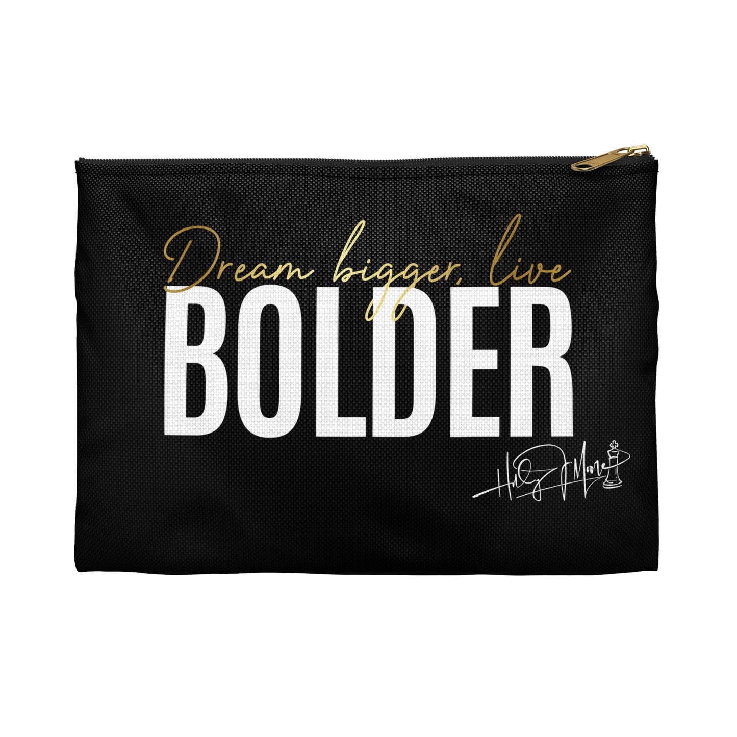 Accessory Pouch - Live Bolder Black