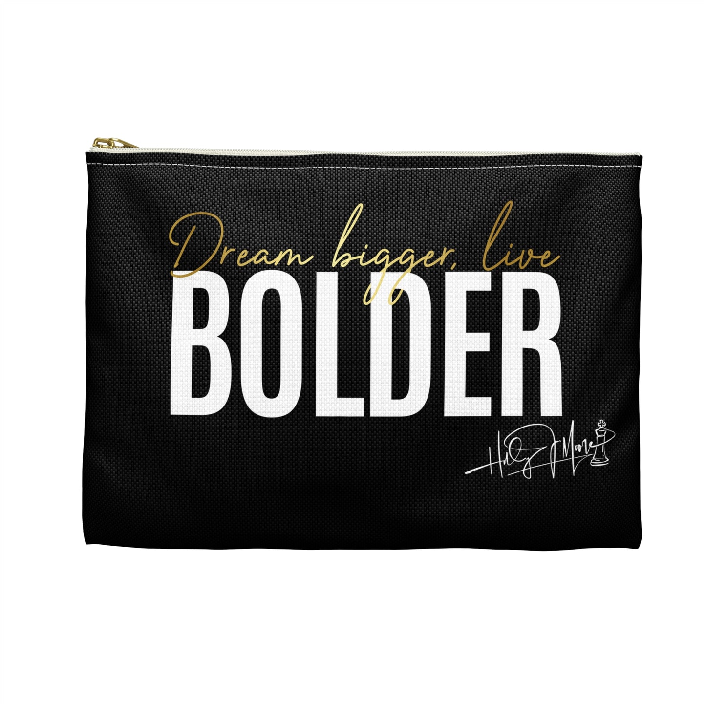 Accessory Pouch - Live Bolder Black