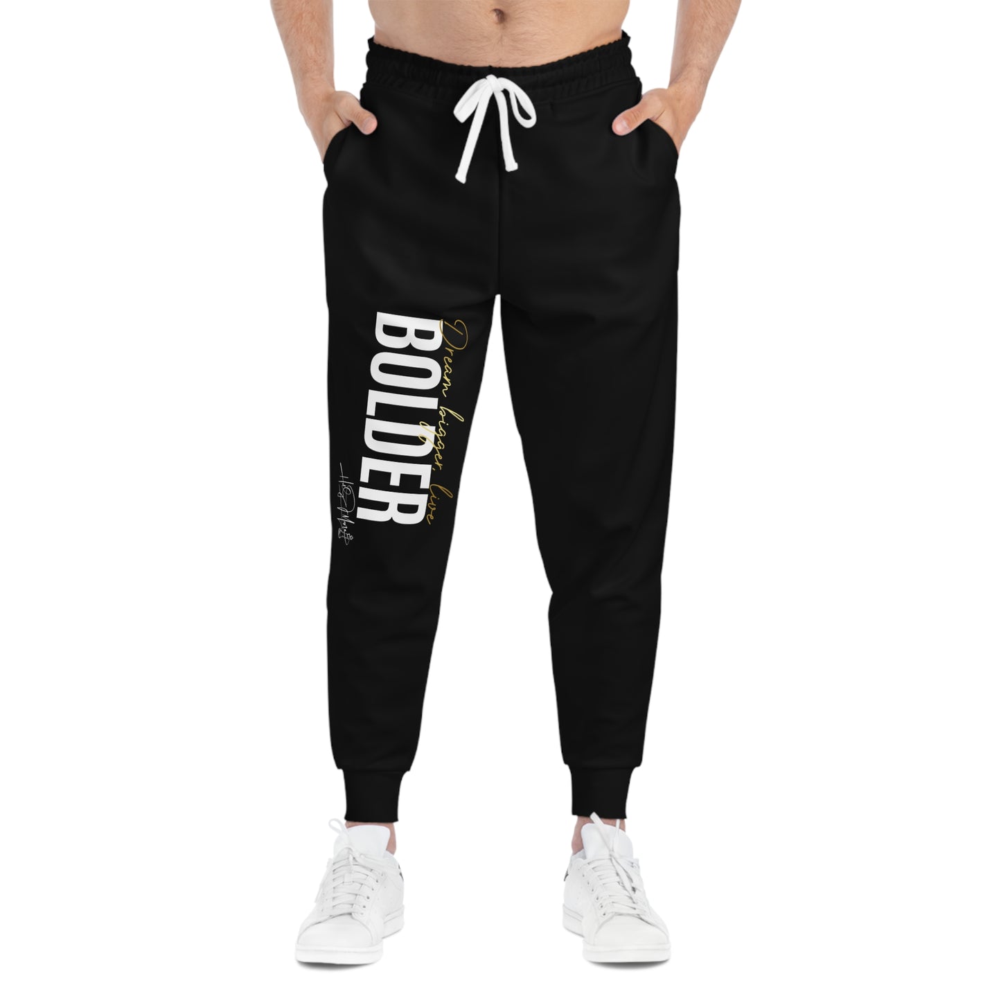 Athletic Joggers - Live Bolder Black