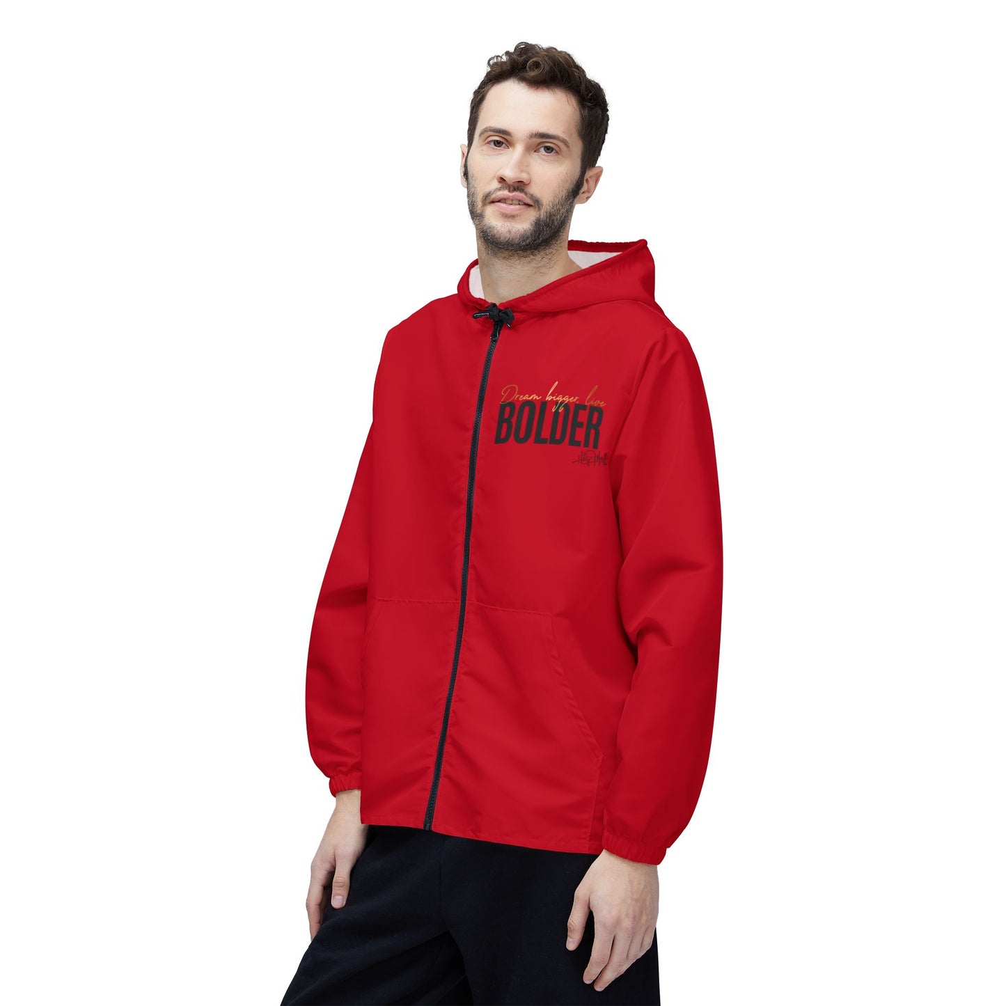Windbreaker Jacket - Live Bolder - Red