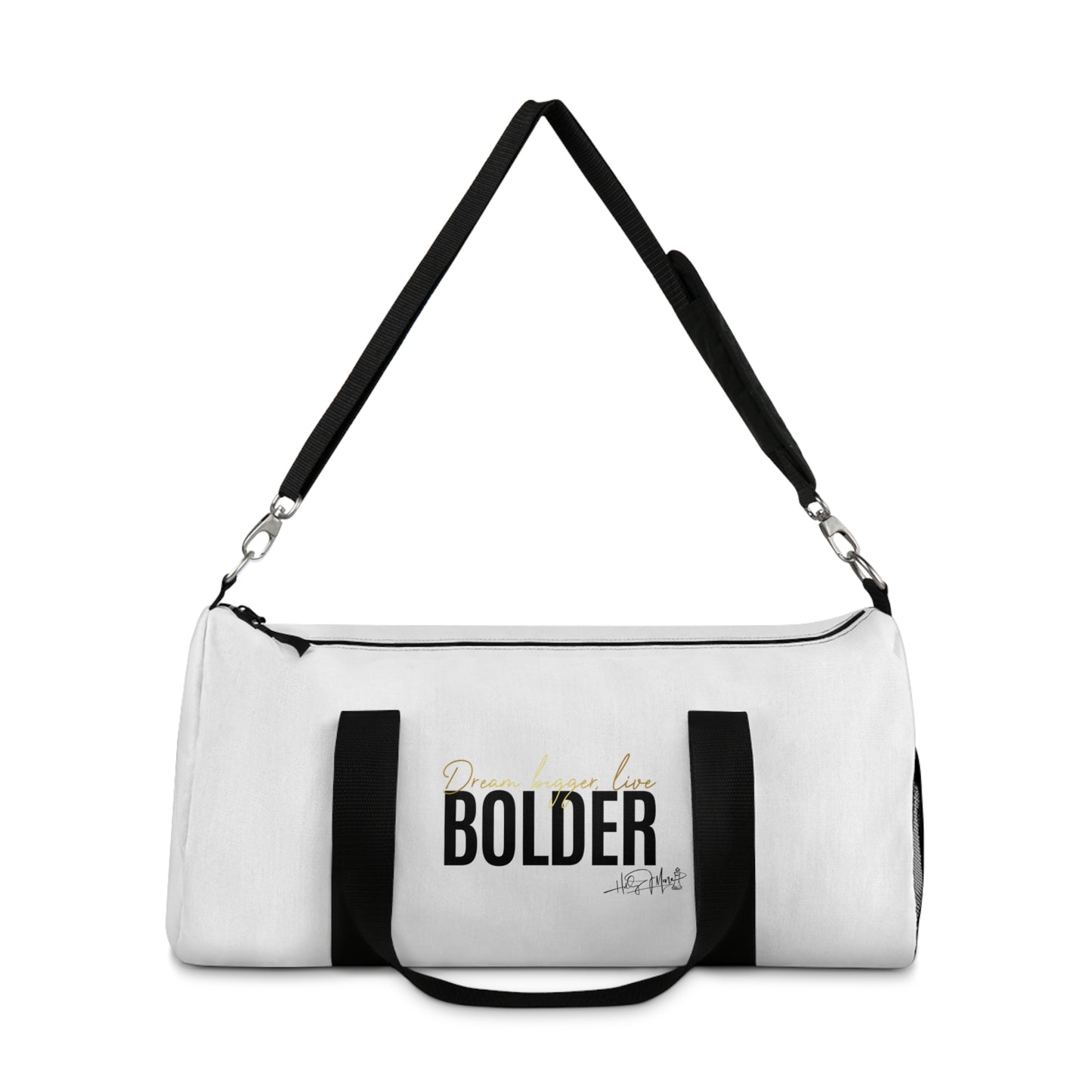 Duffel Bag - Live Bolder White