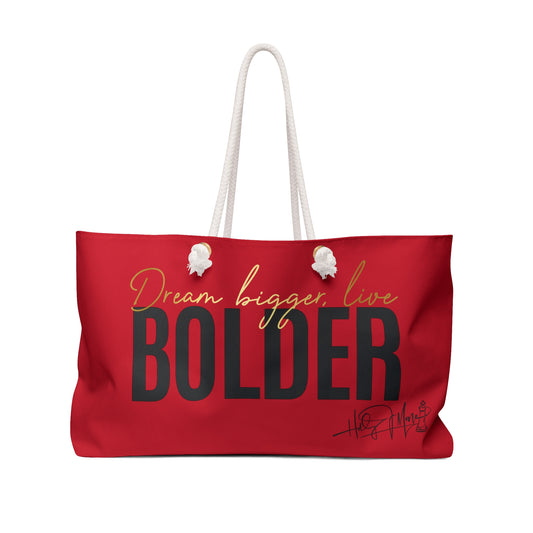 Weekender Bag - Live Bolder Red