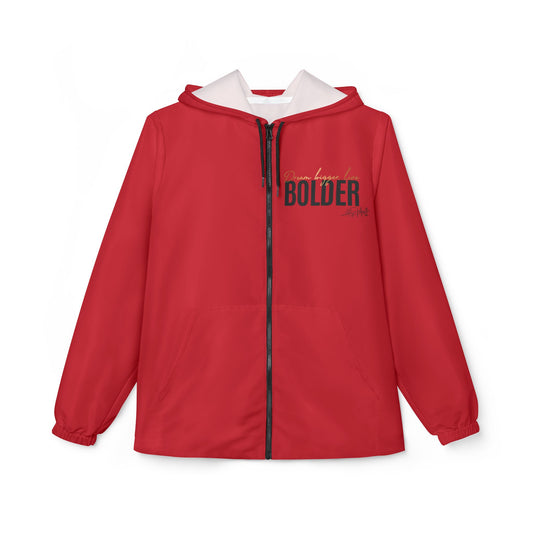 Windbreaker Jacket - Live Bolder - Red