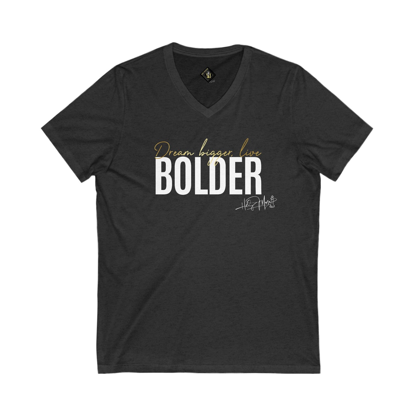 V-Neck Tee - Live Bolder