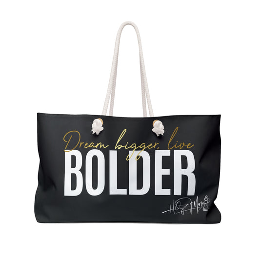 Weekender Bag - Live Bolder Black