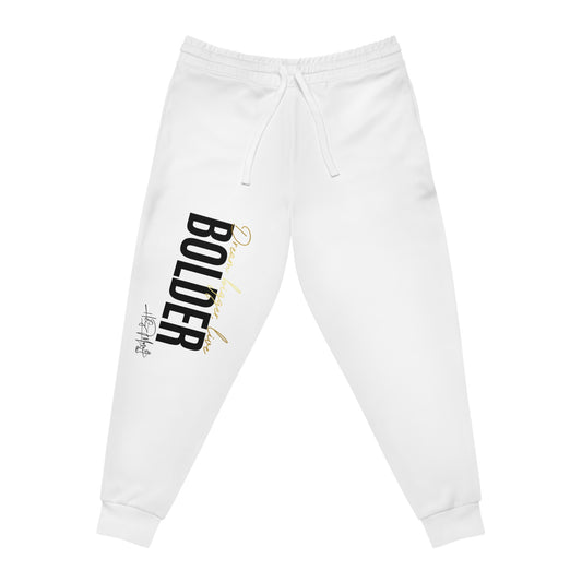 Athletic Joggers - Live Bolder White
