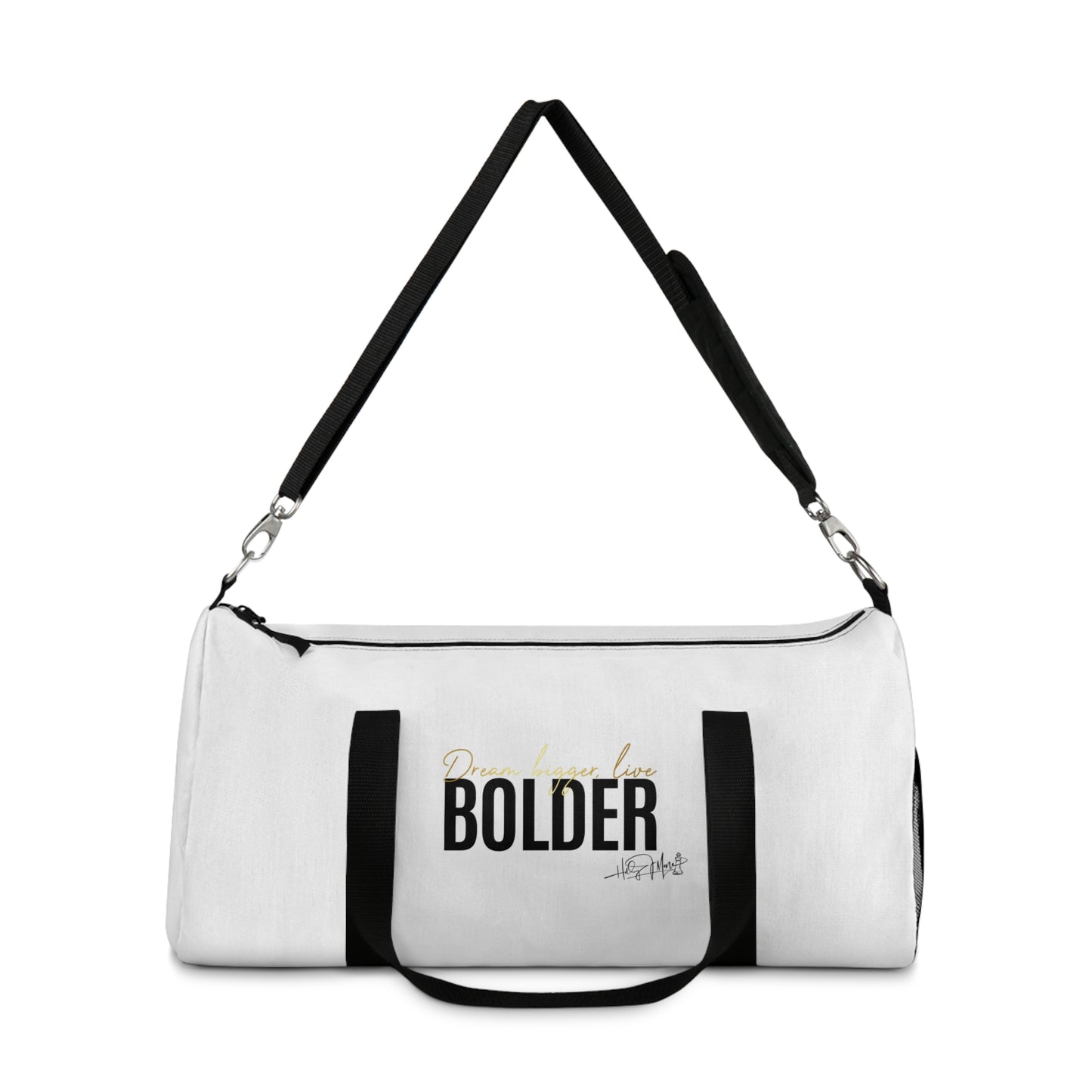 Duffel Bag - Live Bolder White