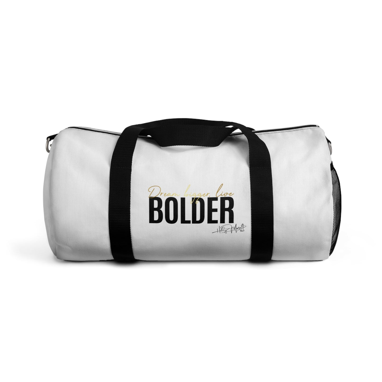 Duffel Bag - Live Bolder White