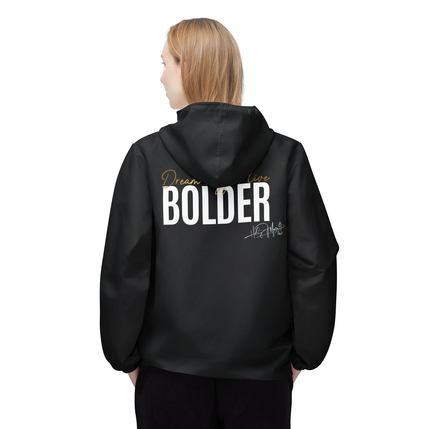 Windbreaker Jacket - Live Bolder - Black
