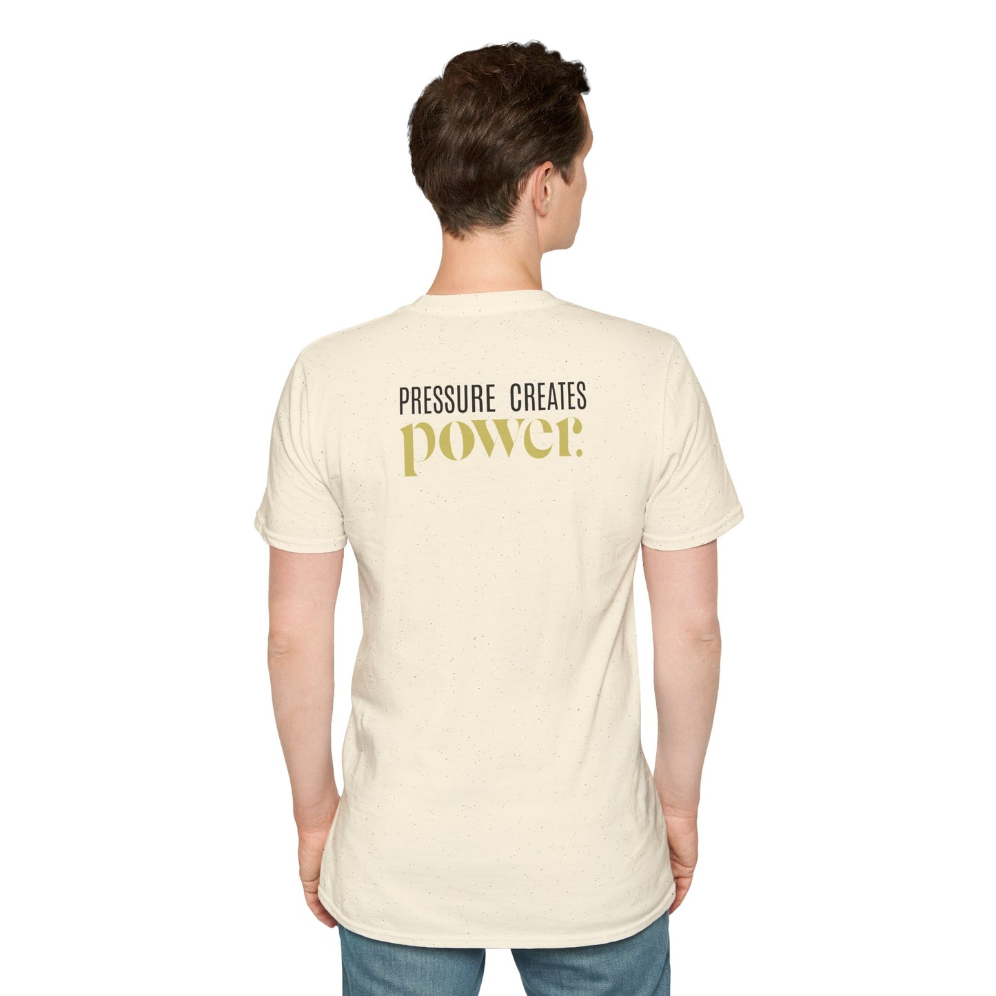 Pressure Creates Power Unisex Softstyle T-Shirt