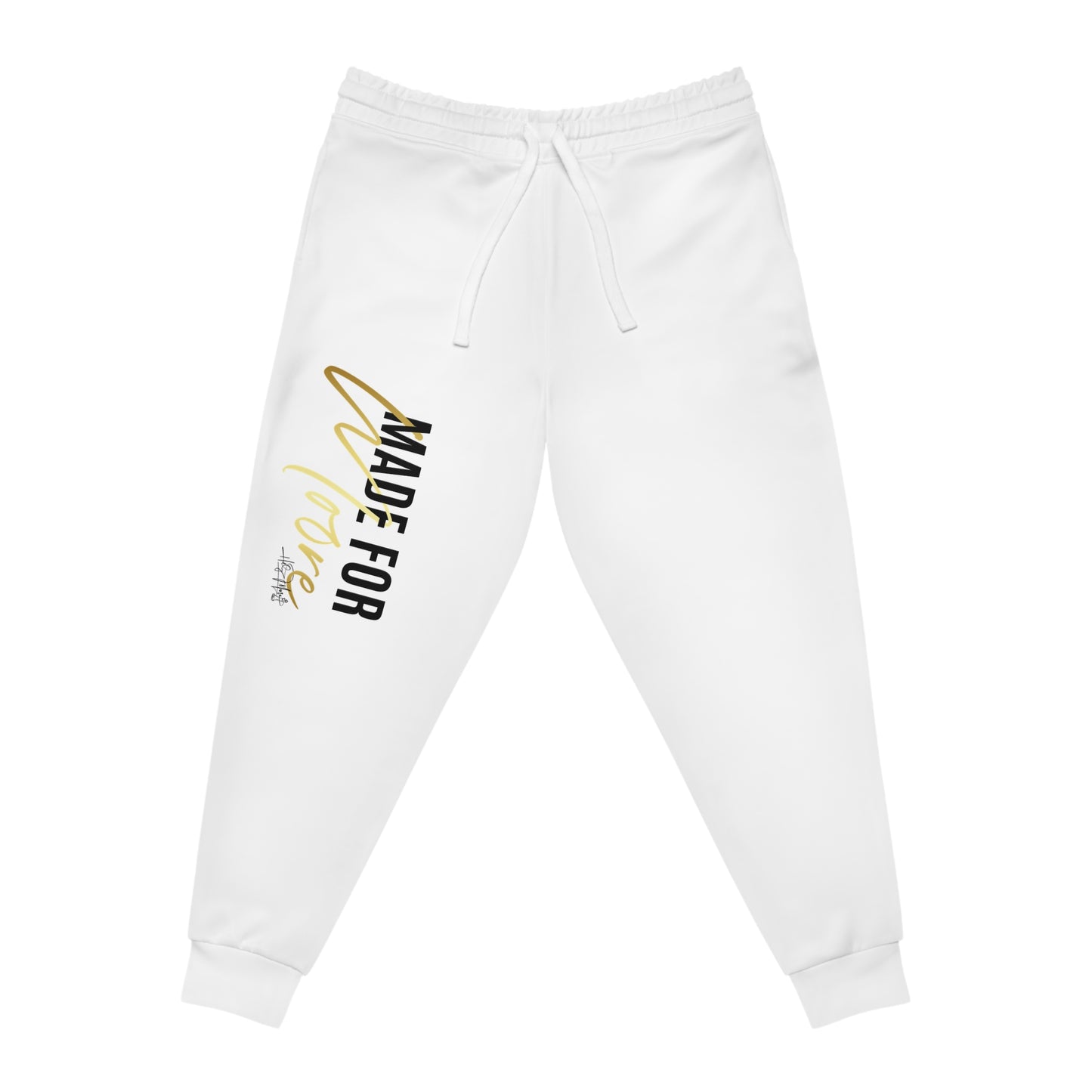 Athletic Joggers - Made For Moore White