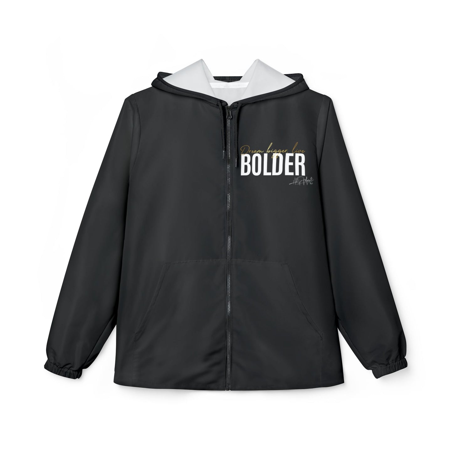 Windbreaker Jacket - Live Bolder - Black