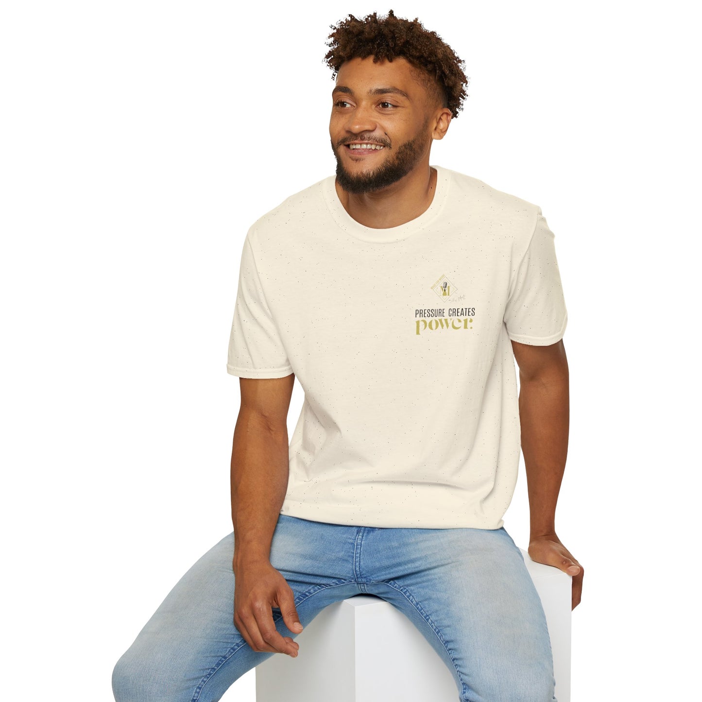 Pressure Creates Power Unisex Softstyle T-Shirt