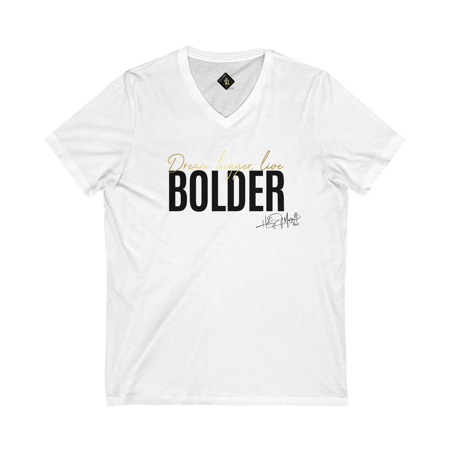 V-Neck Tee - Live Bolder