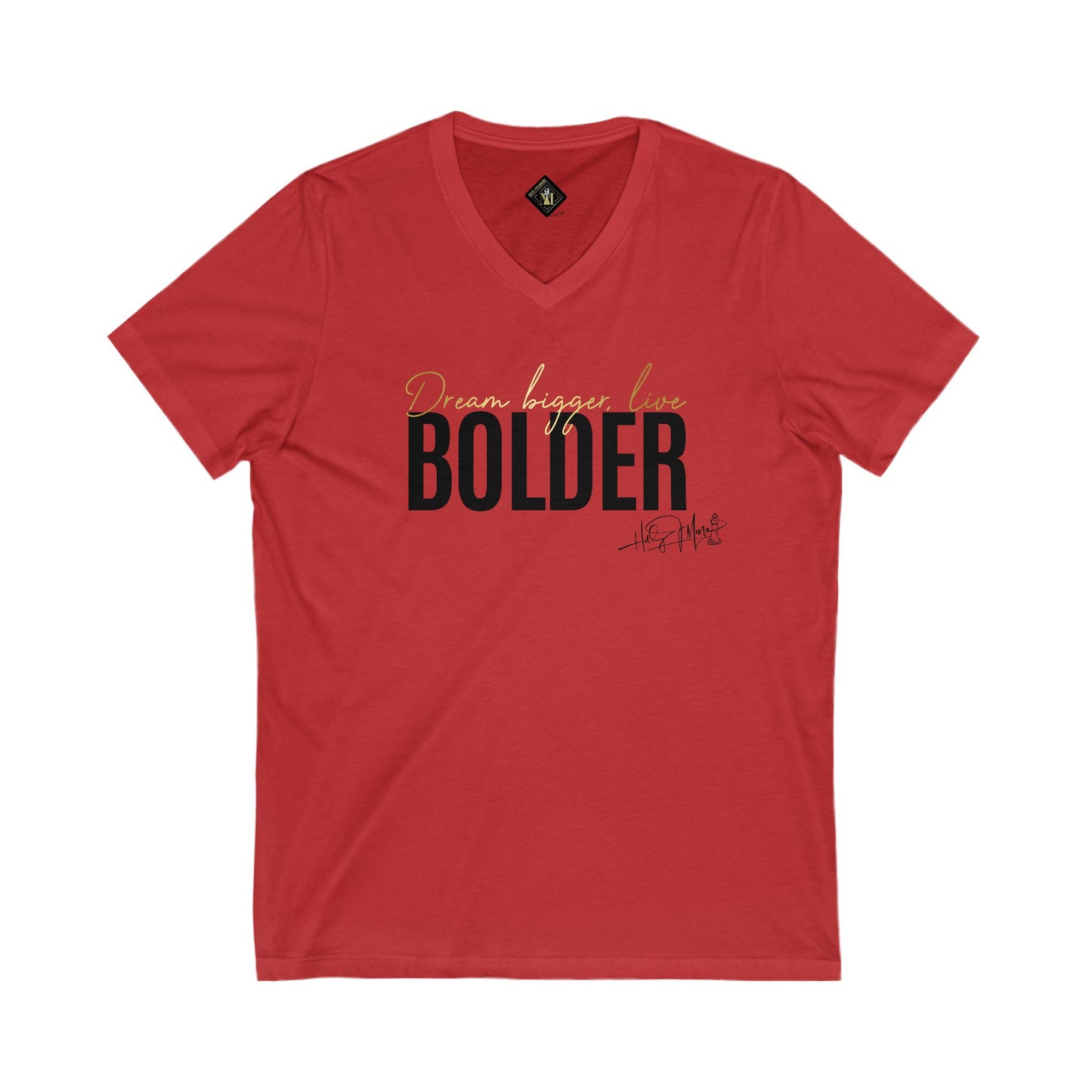 V-Neck Tee - Live Bolder