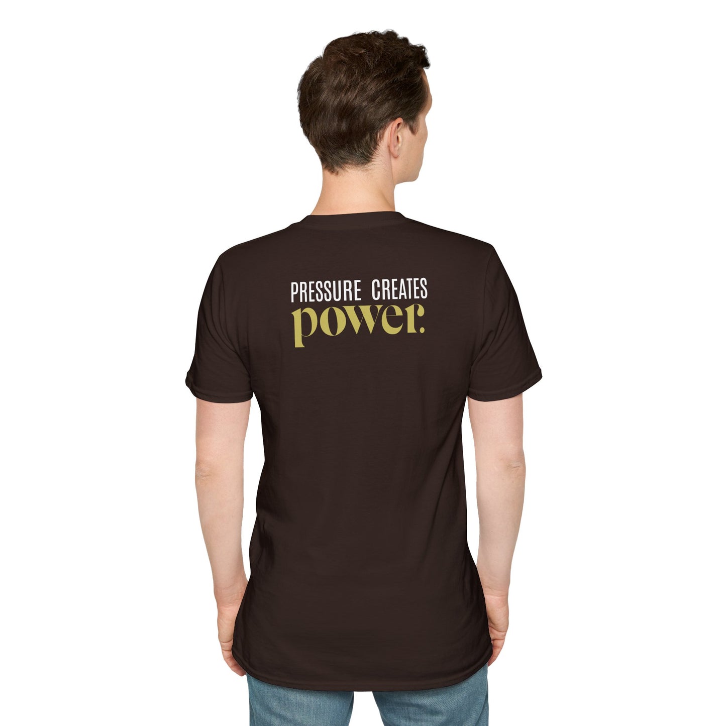 Pressure Creates Power Unisex Softstyle T-Shirt