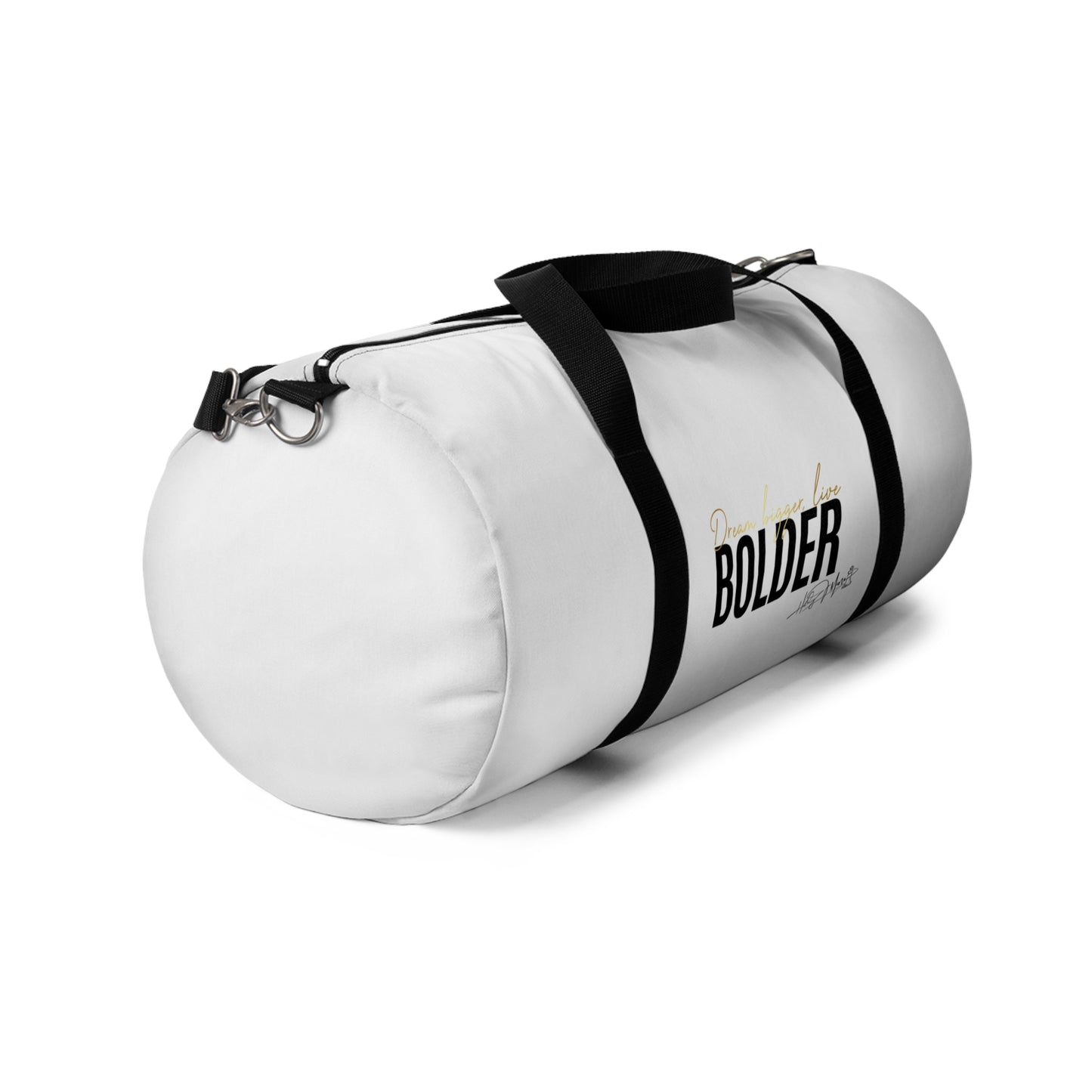 Duffel Bag - Live Bolder White