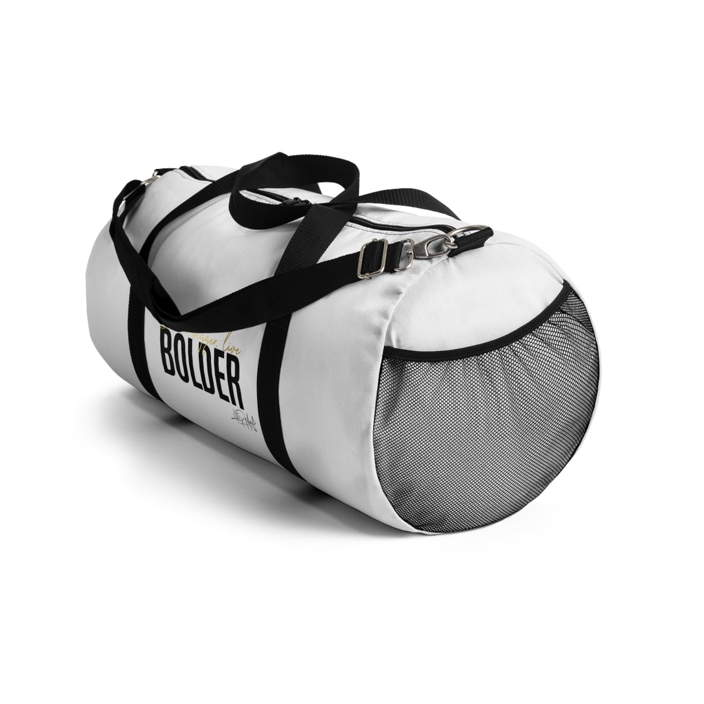 Duffel Bag - Live Bolder White