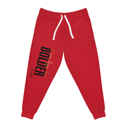 Athletic Joggers - Live Bolder Red