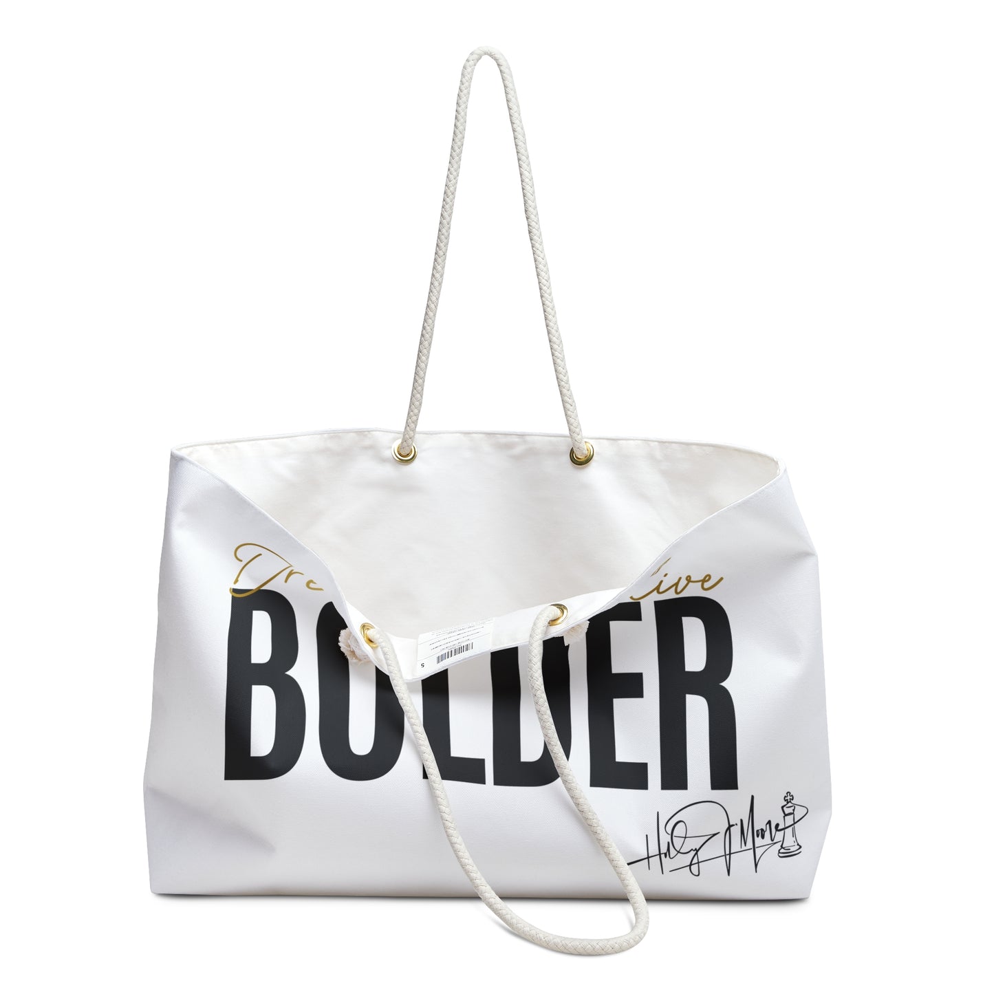 Weekender Bag - Live Bolder White