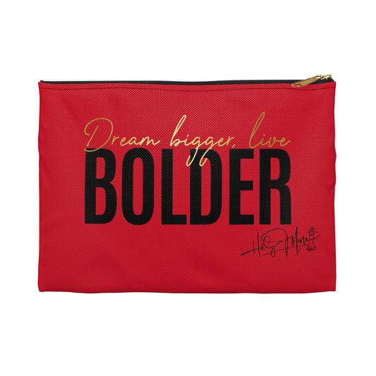 Accessory Pouch - Live Bolder Red
