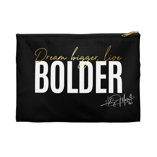 Accessory Pouch - Live Bolder Black