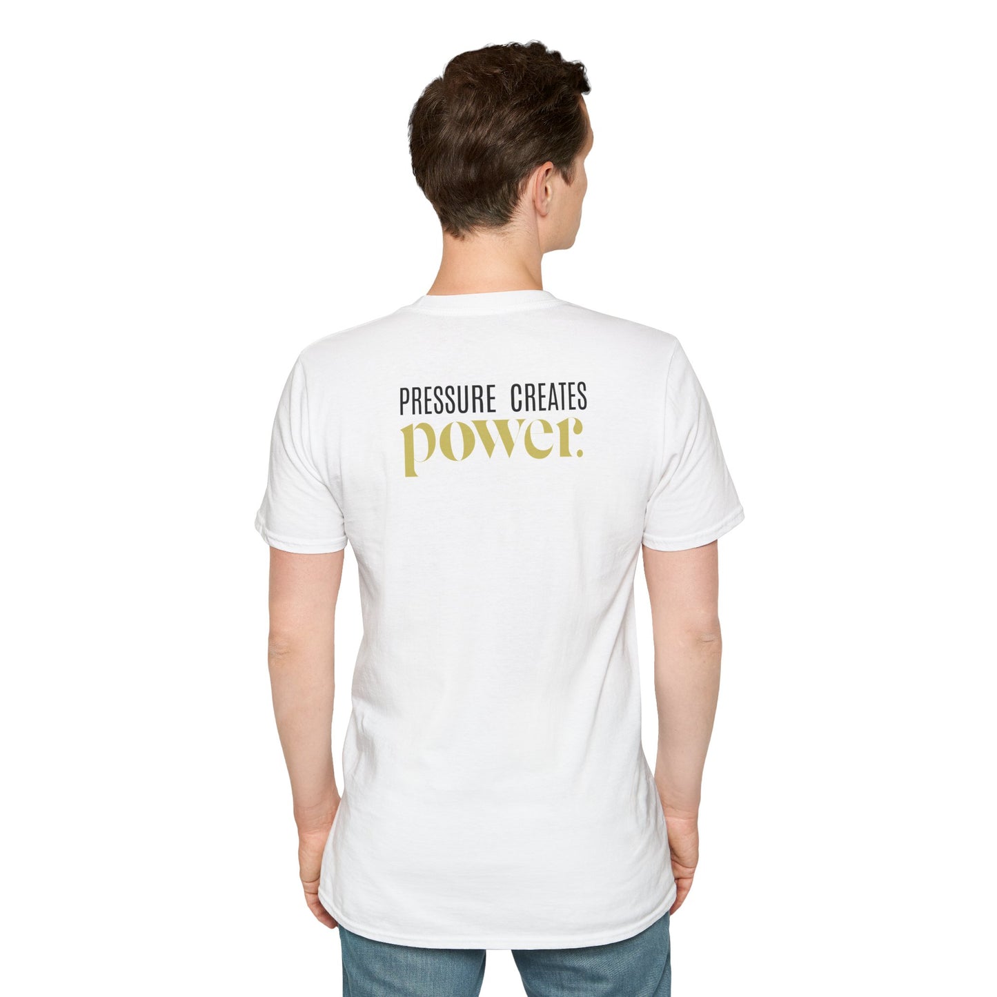 Pressure Creates Power Unisex Softstyle T-Shirt