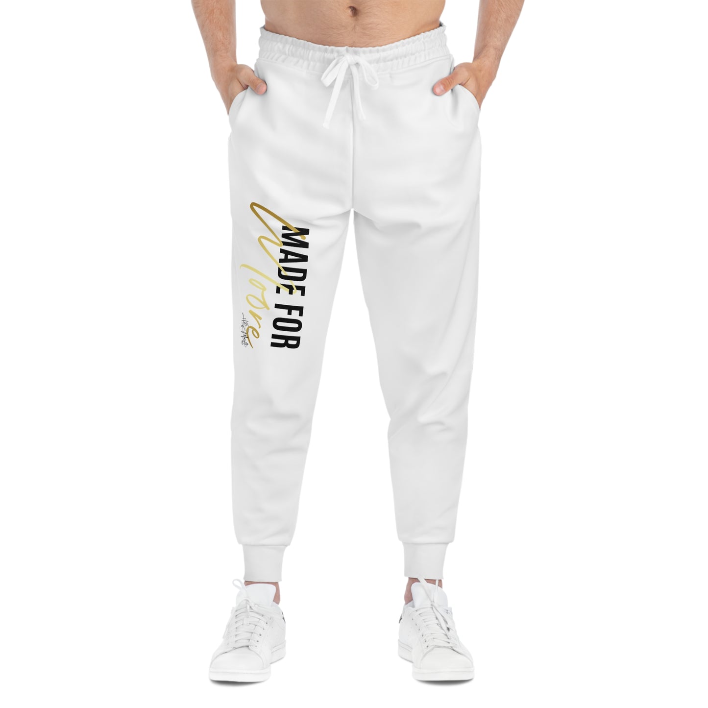 Athletic Joggers - Made For Moore White