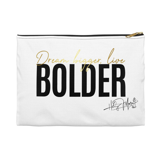 Accessory Pouch - Live Bolder White